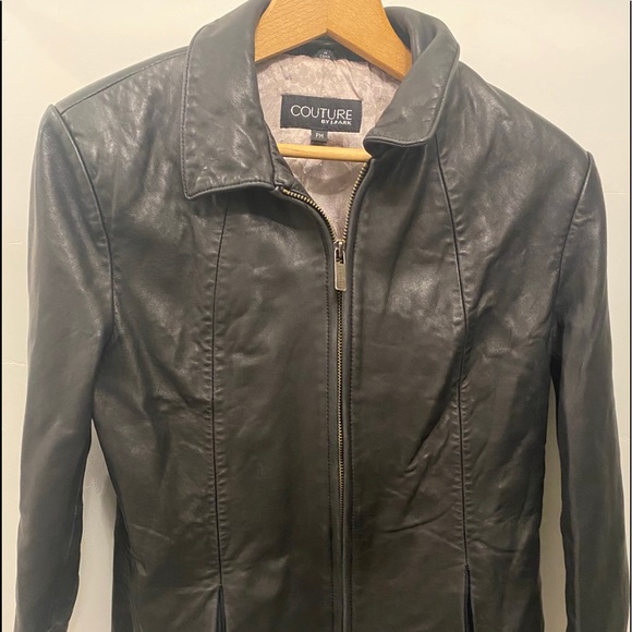 Couture by J.Park Lamb Leather Coat - Picture 1 of 5